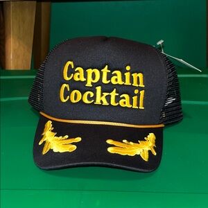 Black and Gold Trucker Hat